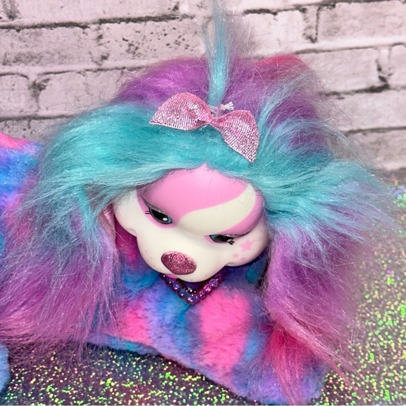 Puppy Surprise ELIZA Cotton Candy Pink Blue Purple 12 in. Plush No Puppies - Picture 5 of 16